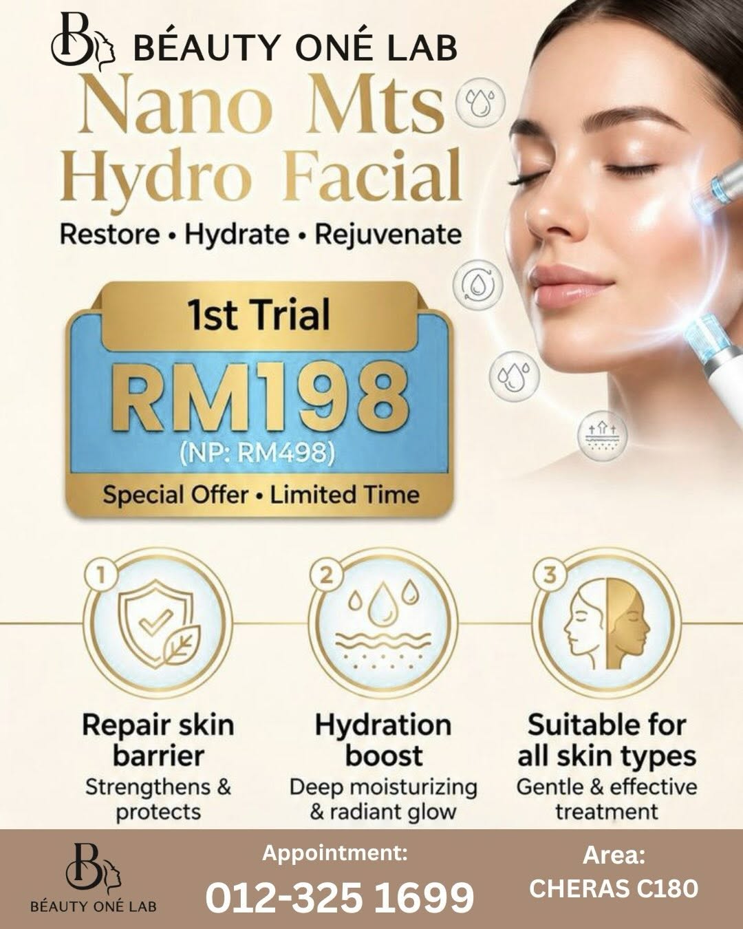Nano MTS Hydro Facial first trial offer